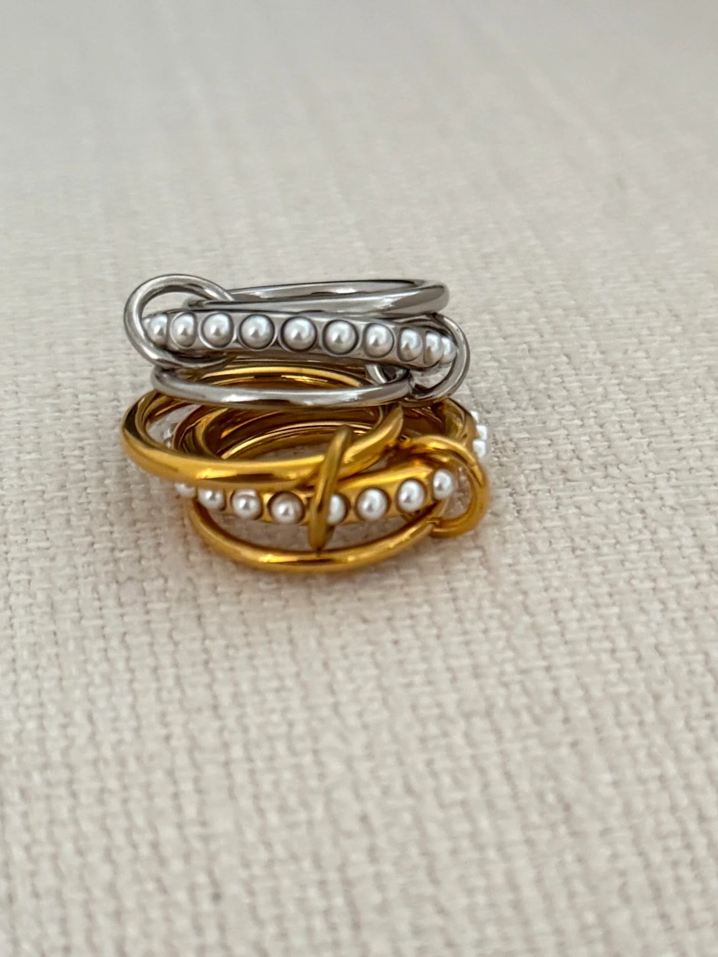 Selena Ring (Gold) β 18k gold plated stainless steel water-resistant ring with lifetime warranty, available at Frost Impressions Boutique in Wapakoneta, Ohio.