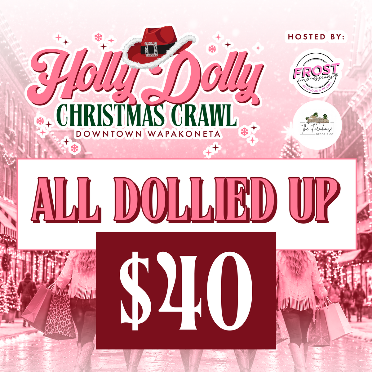 HOLLY DOLLY CHRISTMAS CRAWL | PURCHASE TICKETS