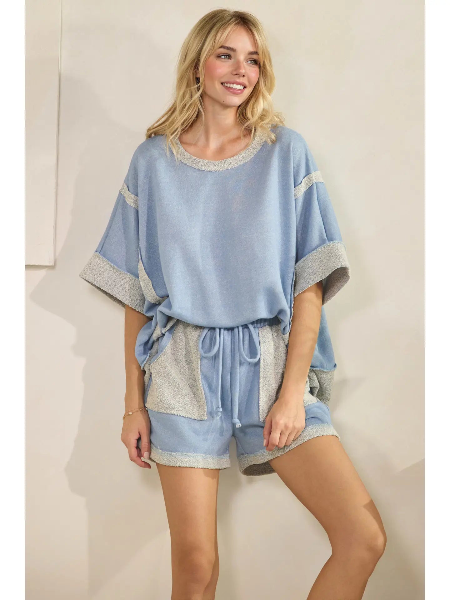 Everyday French Terry Lounge Set (Sky Blue) – Frost Impressions, LLC