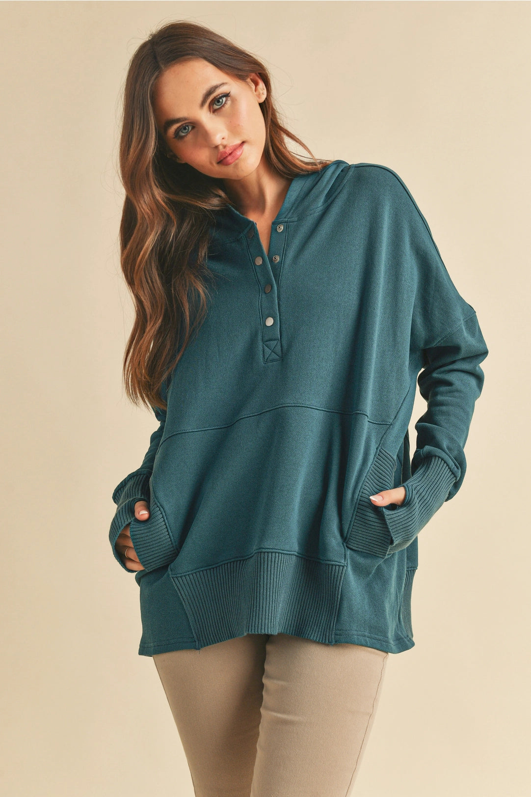 Vivi Button Pullover