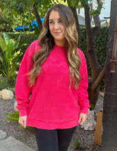 Load image into Gallery viewer, Annie Corded Crewneck (Cherry)

