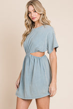 Load image into Gallery viewer, Mint Blue Cut Out Dress
