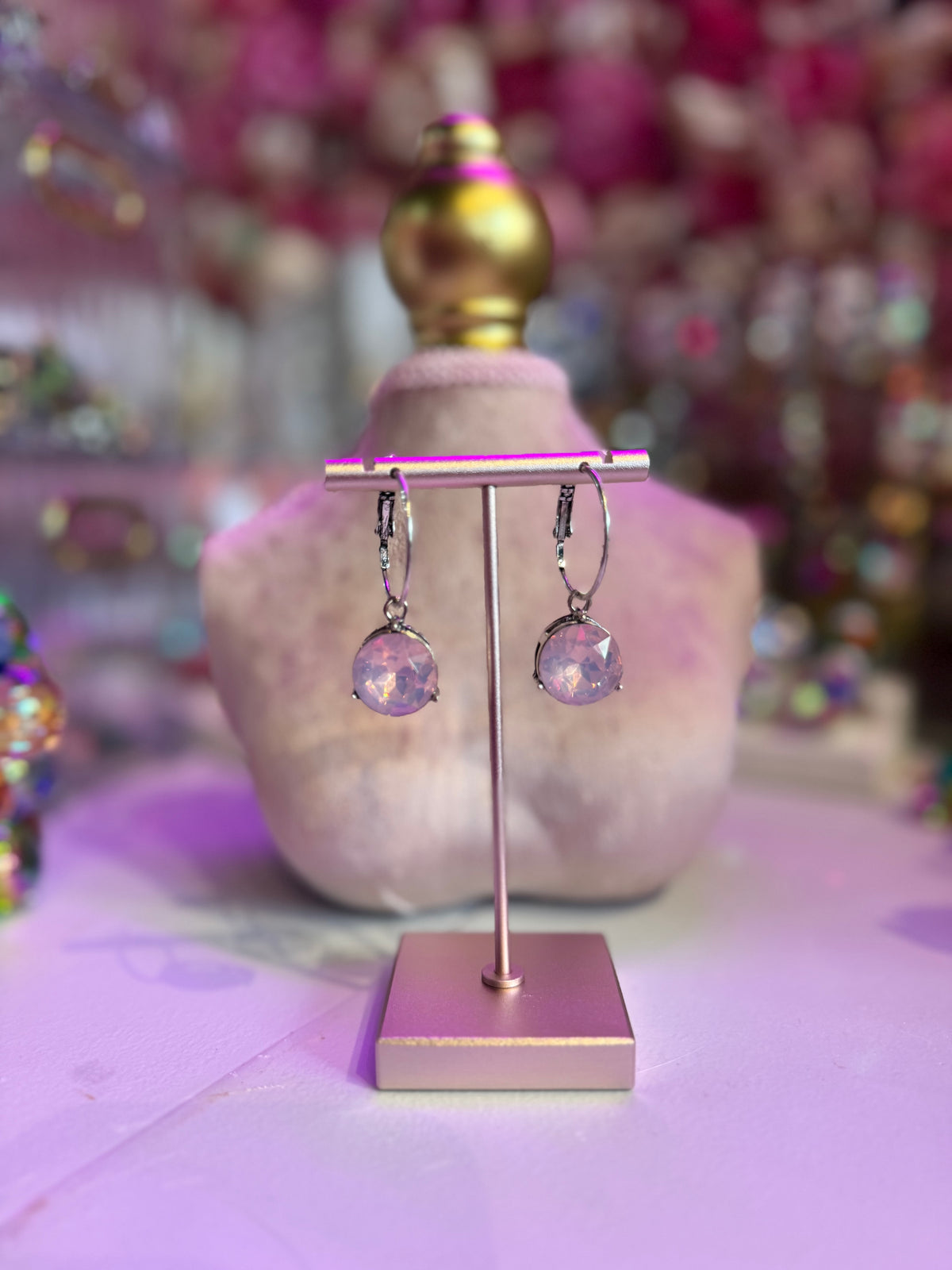 Circle Drop Earrings