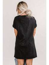 Load image into Gallery viewer, Black Nash T-shirt Dress
