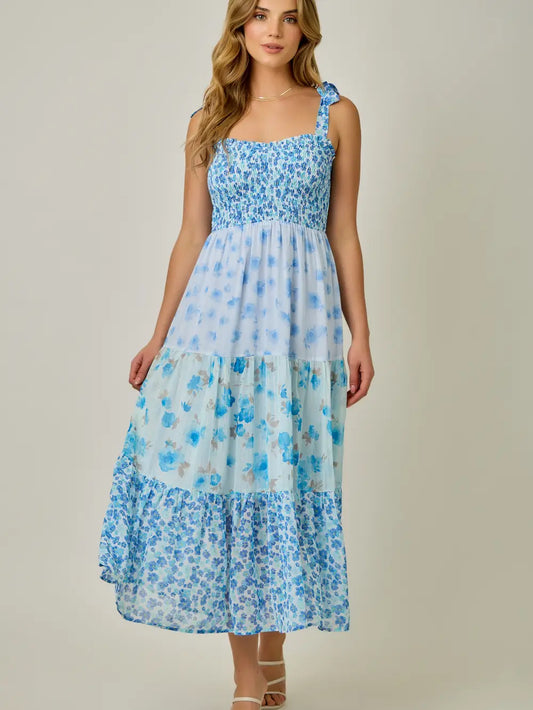 Blue Skies Midi Dress