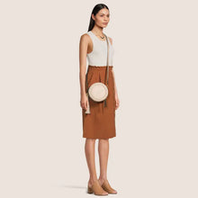 Load image into Gallery viewer, Riley Round Crossbody (Sand)

