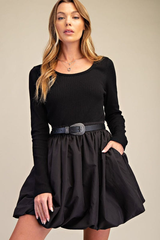 Black Bubble Dress