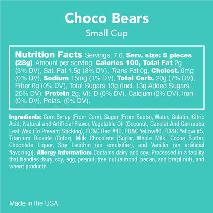 Avery’s Choco Bears from Candy Club — chocolate-covered gummy bears in fruity flavors, available at Sweet Impressions by Avery.