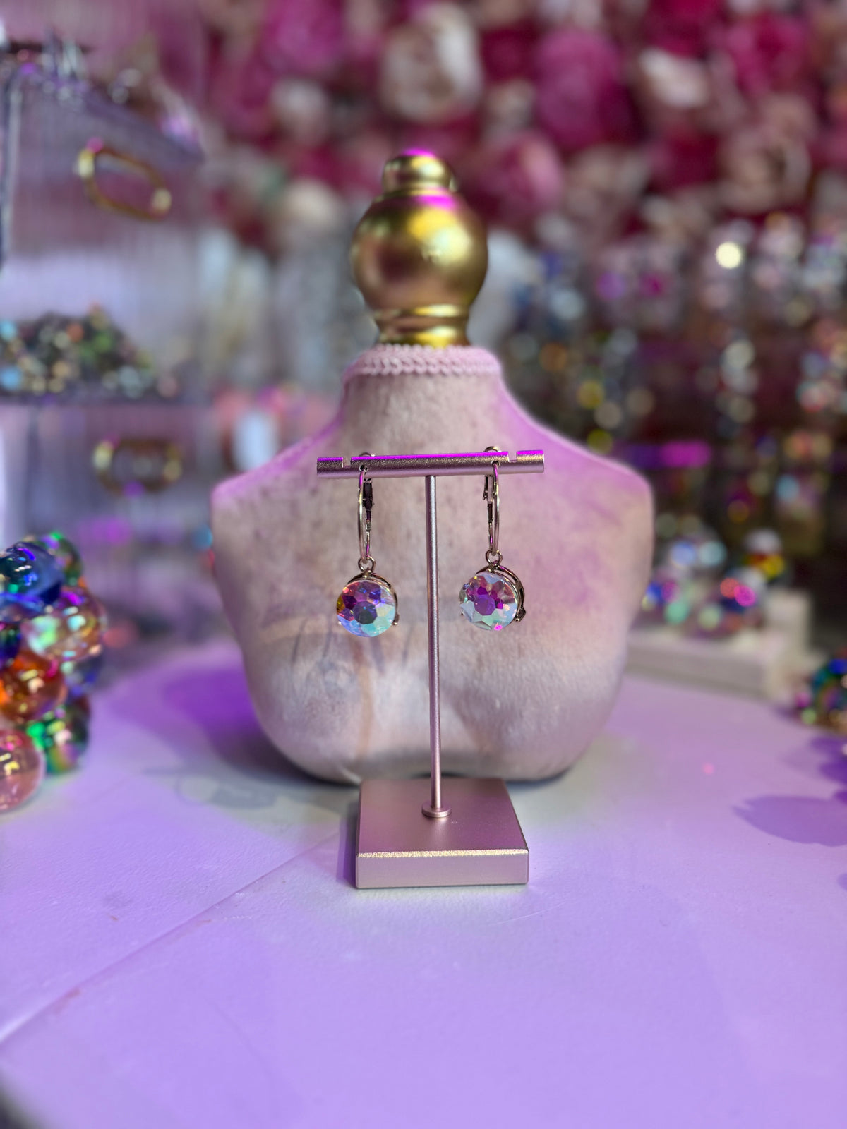 Circle Drop Earrings