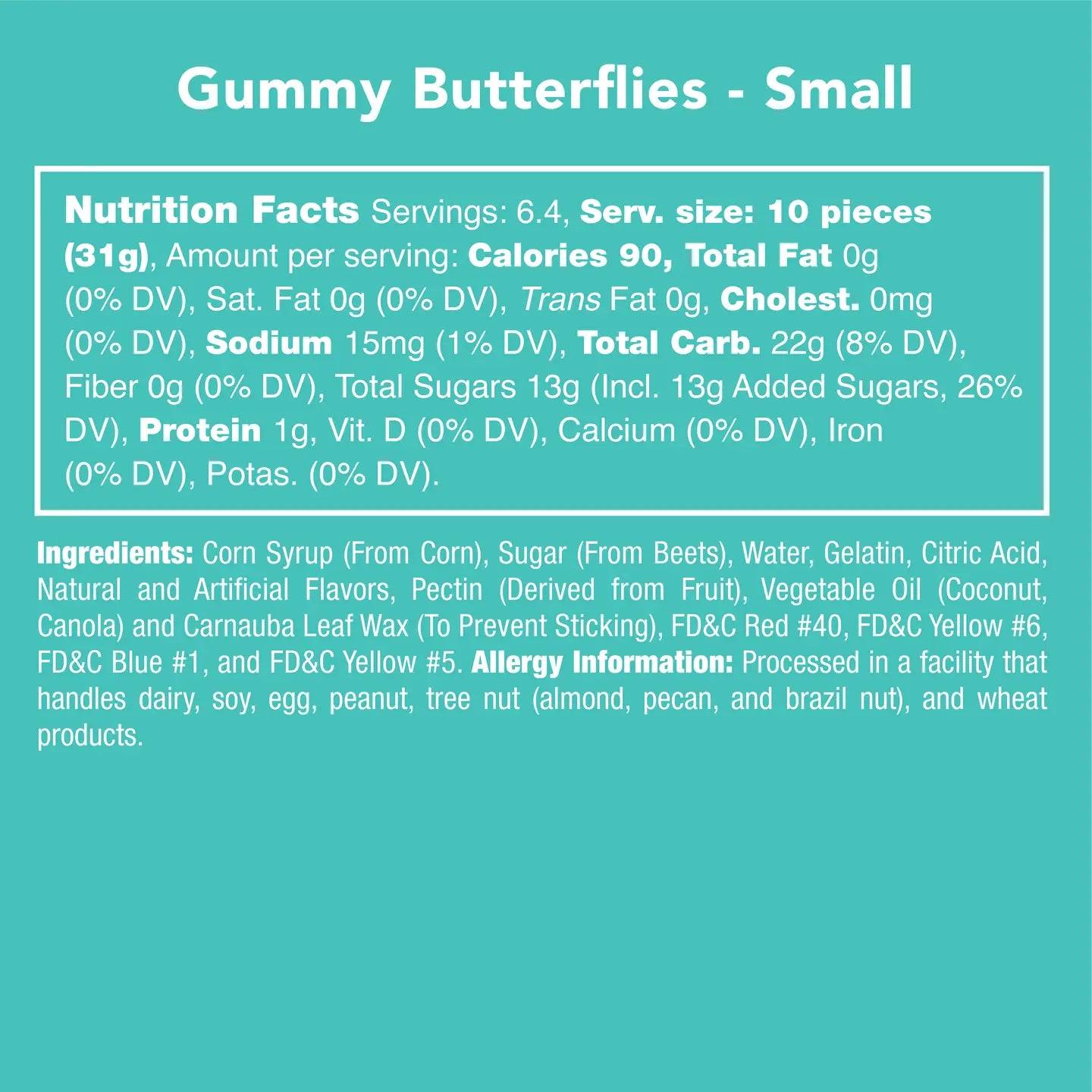 Avery’s Gummy Butterflies from Candy Club — colorful butterfly-shaped fruity gummies, available at Sweet Impressions by Avery.