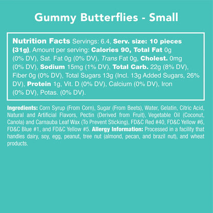 Avery’s Gummy Butterflies from Candy Club — colorful butterfly-shaped fruity gummies, available at Sweet Impressions by Avery.