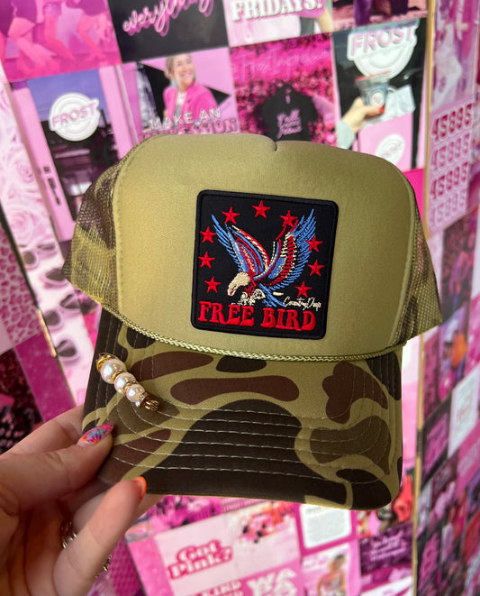 Frosted Free Bird Trucker Hat