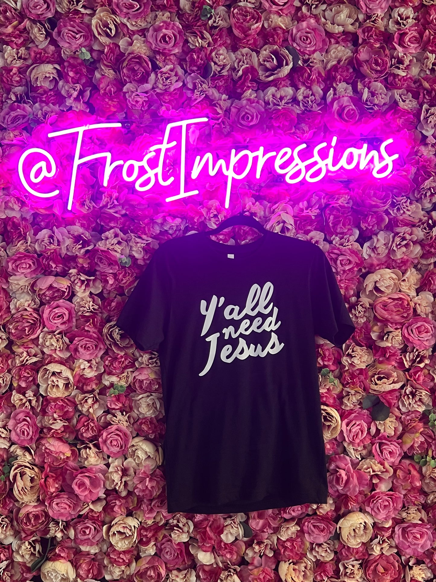 "Ya'll Need Jesus" Frost Tee