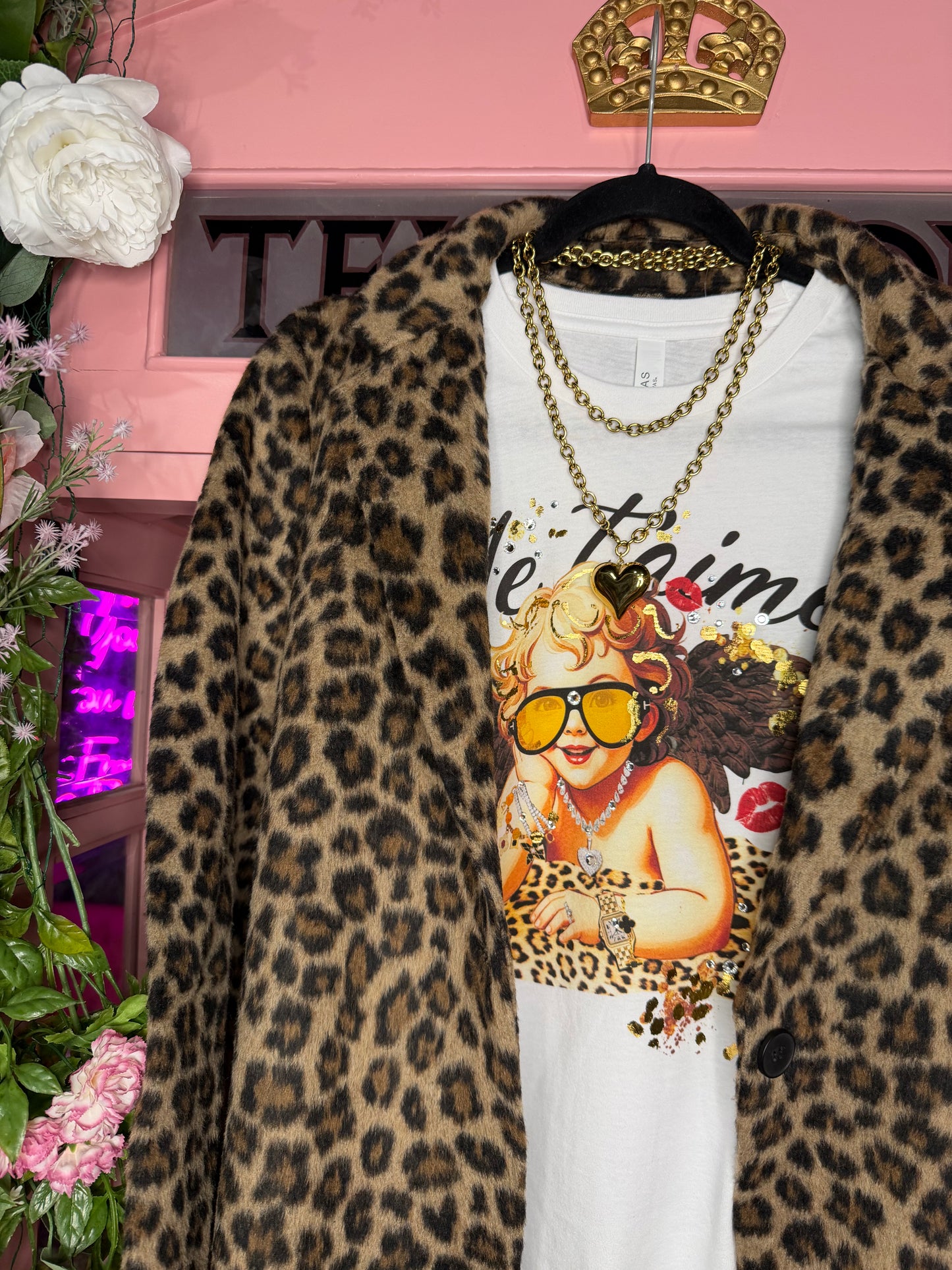 Call Me Cupid Graphic Tee – hand foiled and stamped sublimated graphic tee on Bella Canvas from Frost Boutique in Wapakoneta, Ohio