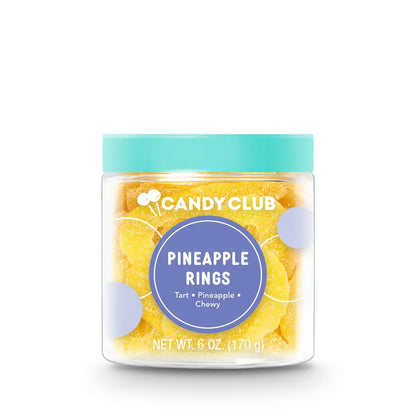 Avery’s Pineapple Rings from Candy Club — pineapple-flavored gummy rings, available at Sweet Impressions by Avery.