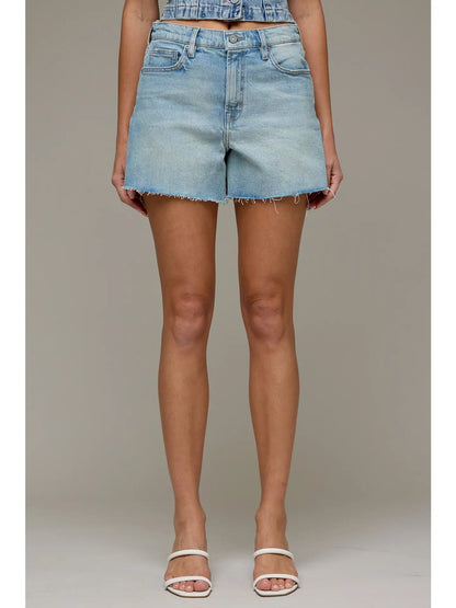 Vintage Raw Hem A-Line Shorts