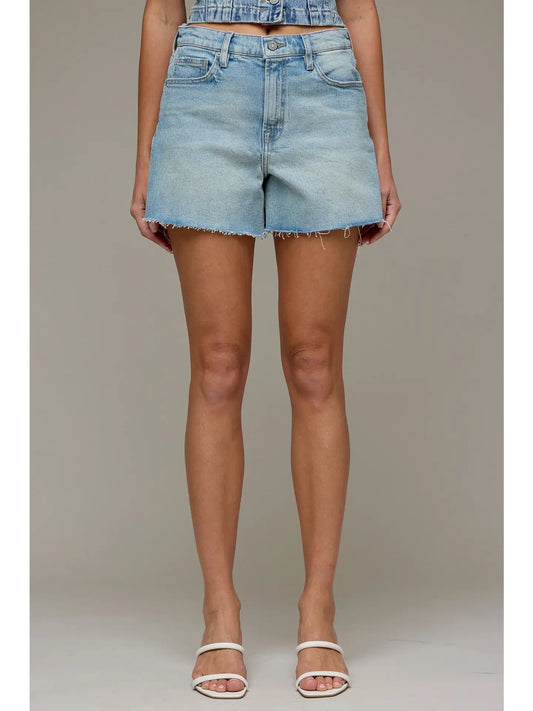Vintage Raw Hem A-Line Shorts