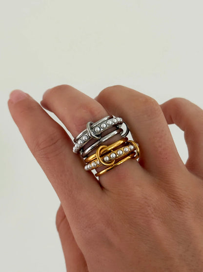 Selena Ring (Silver) — stainless steel water-resistant ring with lifetime warranty, available at Frost Impressions Boutique in Wapakoneta, Ohio.