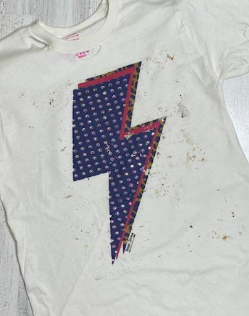Bling Bolt Graphic Tee