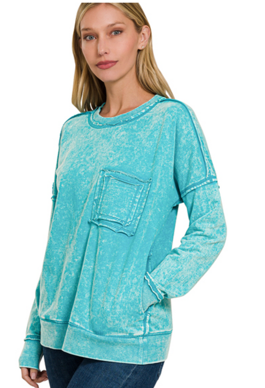 Light Teal Pullover