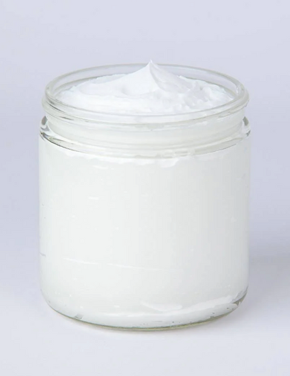 Eucalyptus Tea Tree Whipped Tallow — 9oz jar of whipped grass-fed tallow moisturizer infused with eucalyptus and tea tree oils, available at Frost Impressions Boutique in Wapakoneta, Ohio.