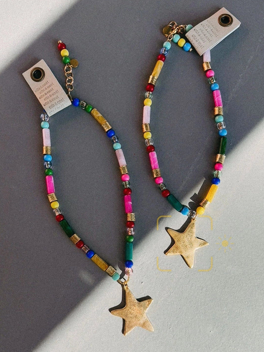 Starfish Multi Necklace — colorful multicolor star necklace from Frost Impressions Boutique in Wapakoneta, Ohio.