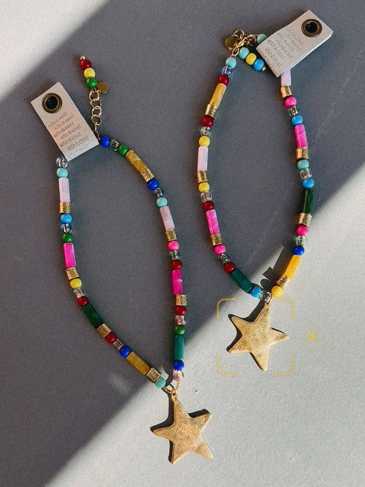 Starfish Multi Necklace — colorful multicolor star necklace from Frost Impressions Boutique in Wapakoneta, Ohio.