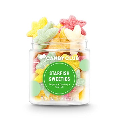 Avery’s Starfish Sweeties from Candy Club — colorful starfish-shaped tropical fruit gummies, available at Sweet Impressions by Avery.