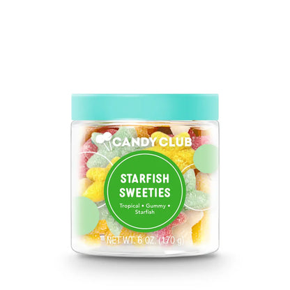 Avery’s Starfish Sweeties from Candy Club — colorful starfish-shaped tropical fruit gummies, available at Sweet Impressions by Avery.