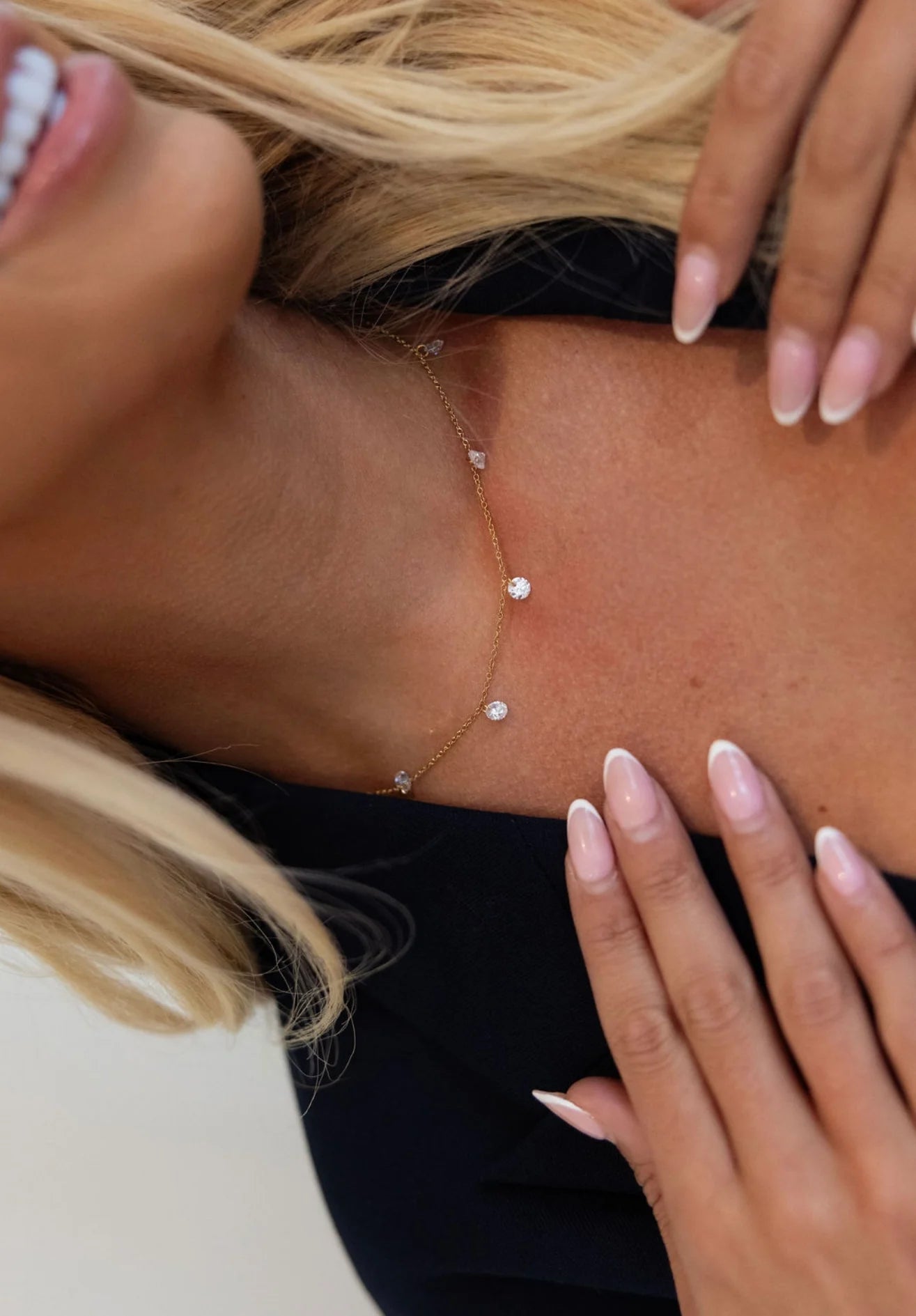 The Summer Necklace — 18k gold plated stainless steel adjustable water-resistant necklace with lifetime warranty, available at Frost Impressions Boutique in Wapakoneta, Ohio.