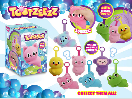 Cute plush squishy charm keychain toys in blind box surprise styles for backpacks and bags
