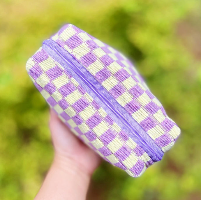 Check It Cosmetic Bag (Lavender)