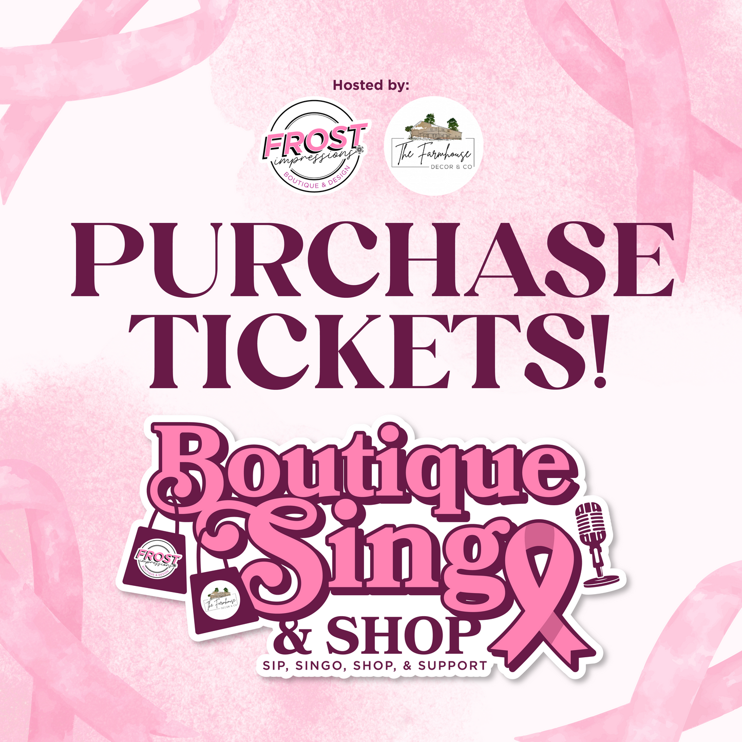Boutique Singo & Shop | PURCHASE TICKETS