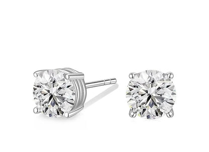 Diamond Studs — 18k gold plated stainless steel water-resistant stud earrings with lifetime warranty, available at Frost Impressions Boutique in Wapakoneta, Ohio.