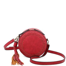 Load image into Gallery viewer, Riley Round Crossbody (Red)
