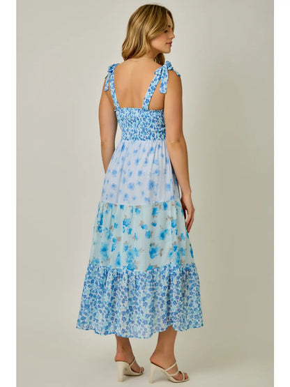 Blue Skies Midi Dress
