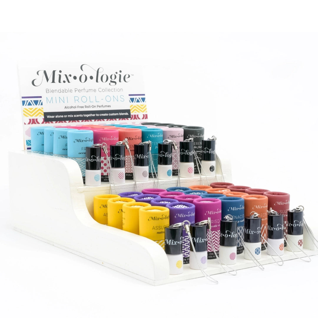 Keychain Mini Rollerball Perfume — Mixologie travel-size perfume keychain collection from Frost Impressions Boutique in Wapakoneta, Ohio.