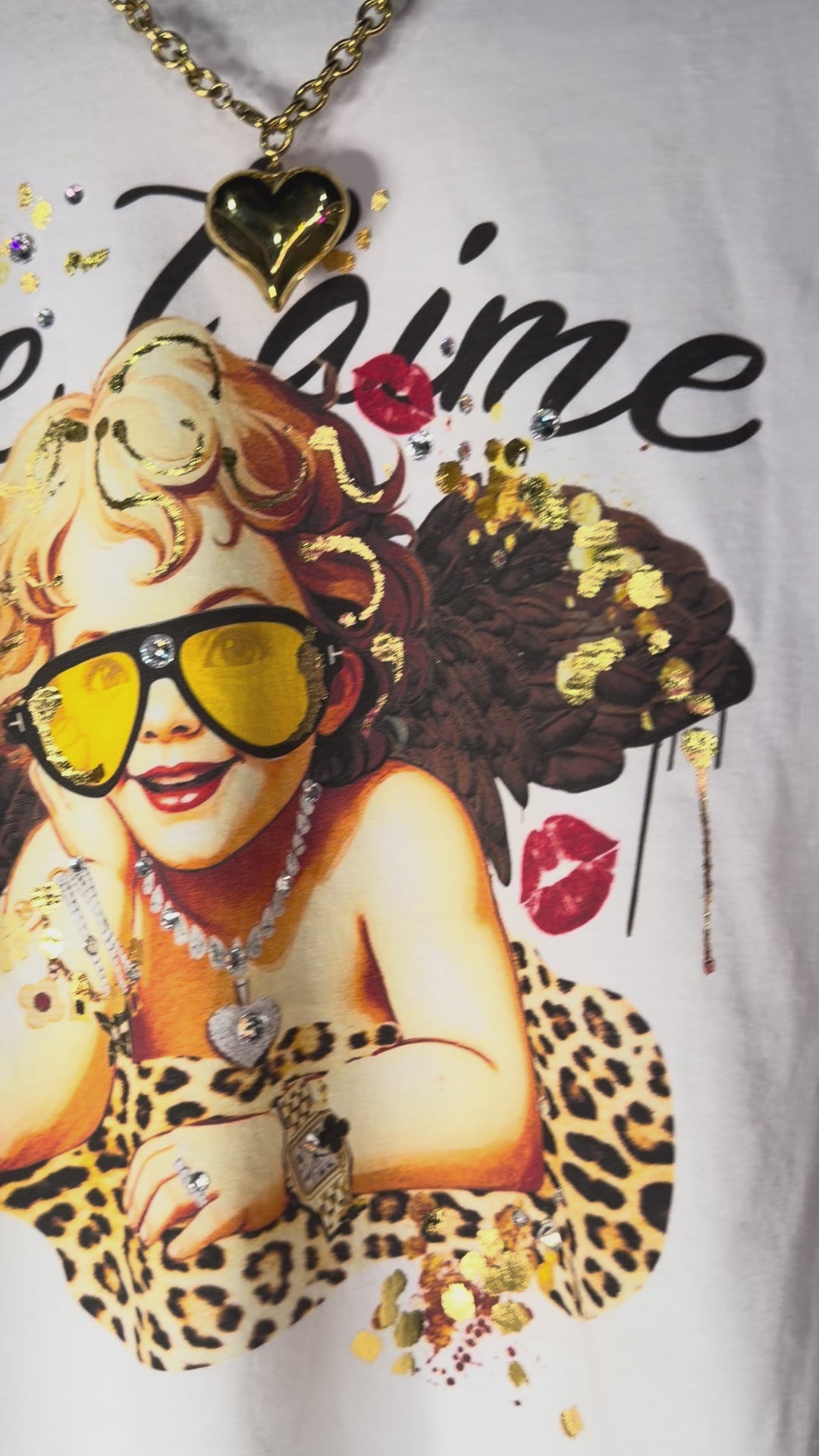 Call Me Cupid Graphic Tee – hand foiled and stamped sublimated graphic tee on Bella Canvas from Frost Boutique in Wapakoneta, Ohio