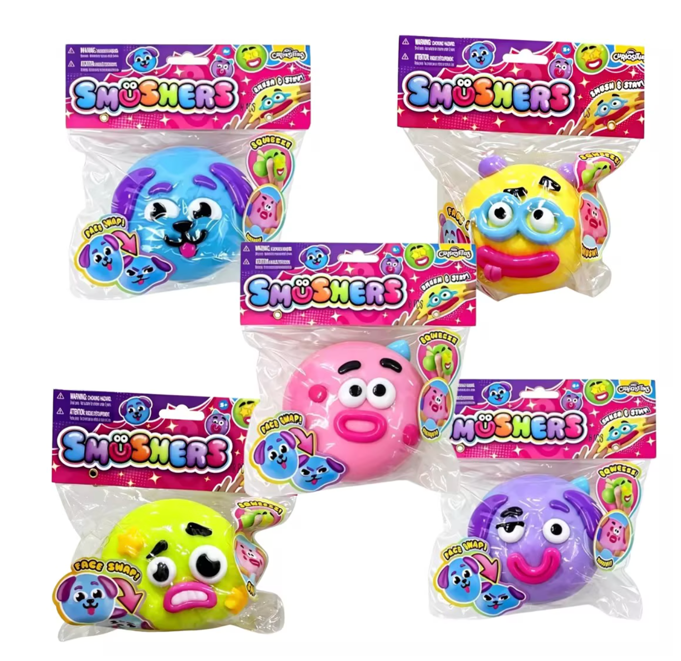 Cute shaped squishy stress toy with soft velvety texture and slow rising foam design