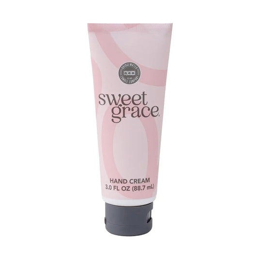 Sweet Grace nourishing hand cream with warm signature fragrance and moisturizing formula