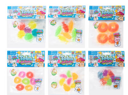 Soft scented snack-inspired squishy toy sold individually in blind bag surprise
