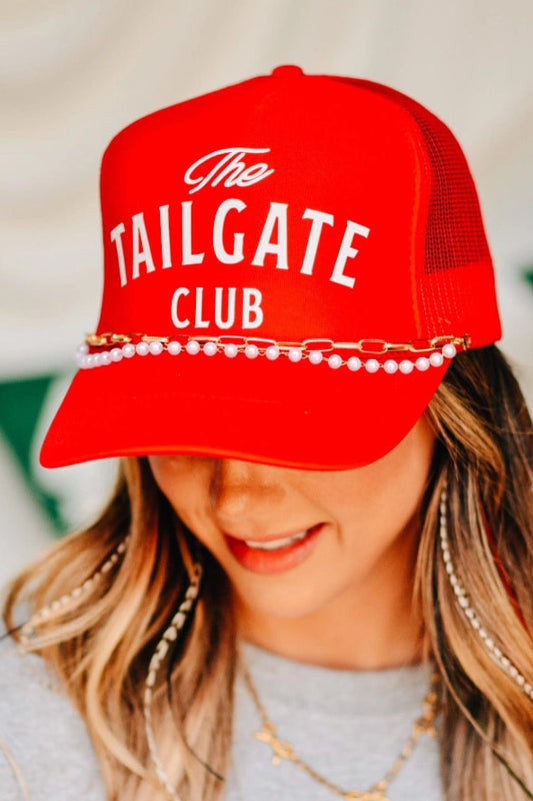 The Tailgate Club Trucker Hat (w/ chains)