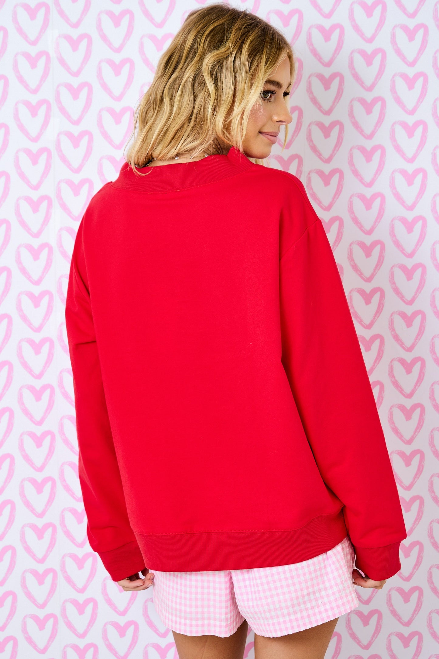 XOXO Patch Mockneck