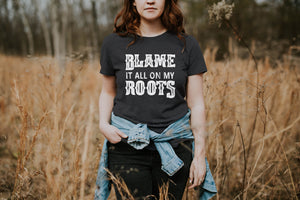 Blame it all on my Roots Graphic Frost Tee