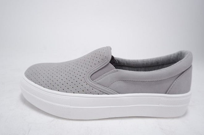 Grey Slip On Shoe