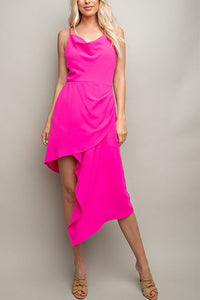 Staple Dress (Neon Pink)