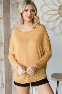 Mustard Relaxed Fit Top